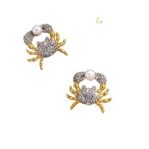 Alexis Bittar Crab Collection Stud Earrings
